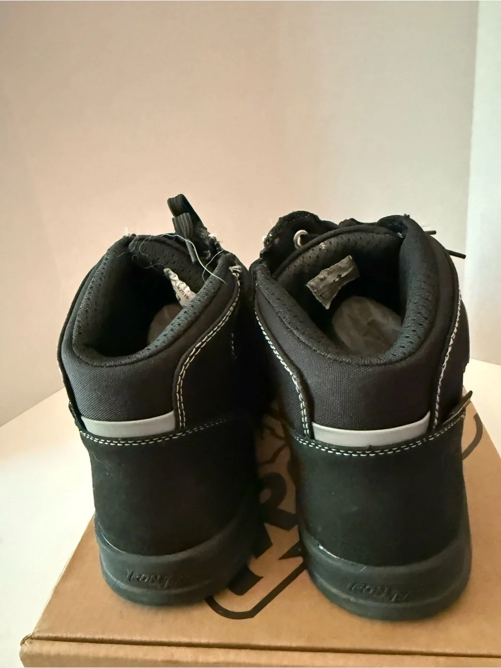 Iron Jias Black Anti Slip Short Motorcycle Shoes Men’s 10 NEW